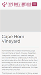 Mobile Screenshot of capehornvineyard.com.au